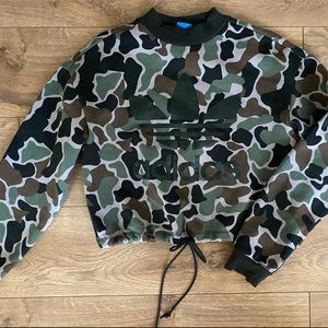 Adidas Camo crop top